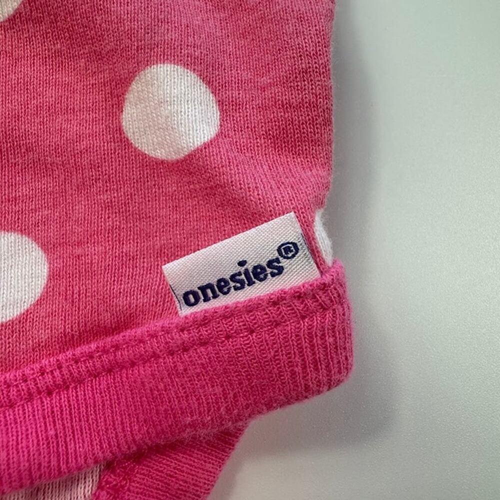 Gerber Baby Girls Polka Dot Onesie and Pants Set Pink White 3-9 Months - Picture 8 of 12